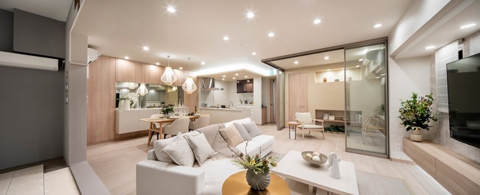 Living Dining Kitchen