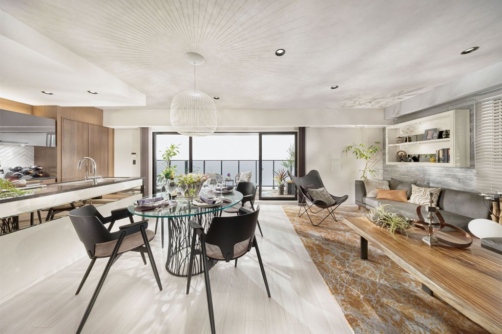 LIVING DINING KITCHEN