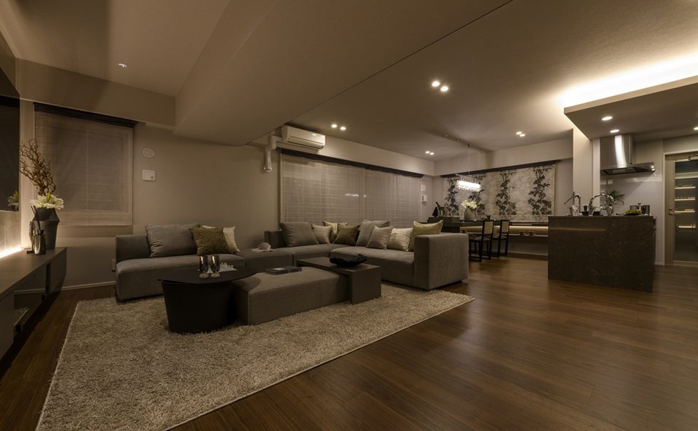Living Dining Kitchen
