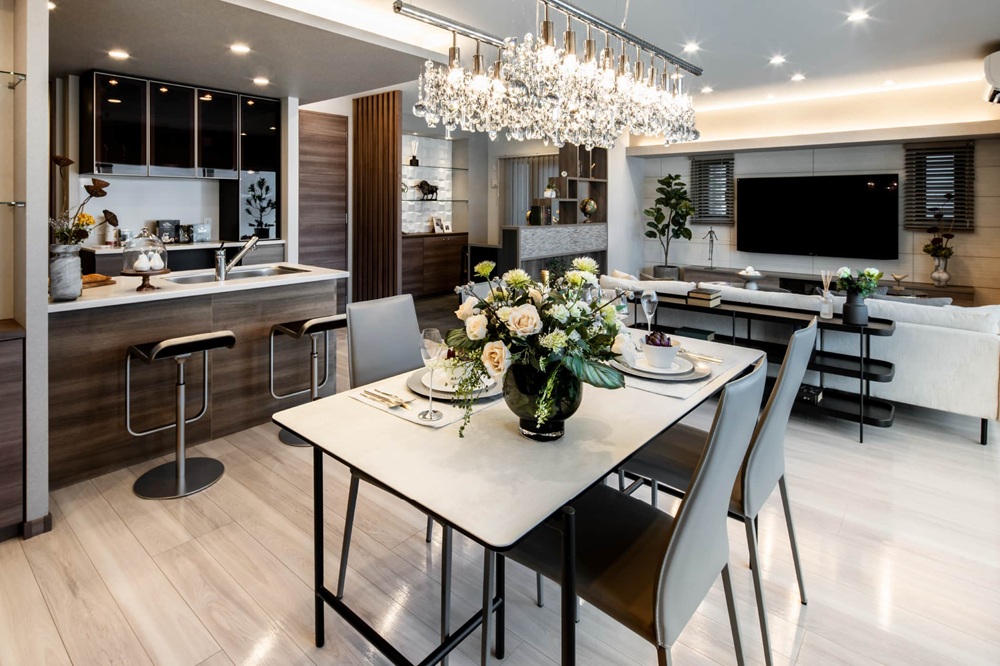 Living Dining Kitchen