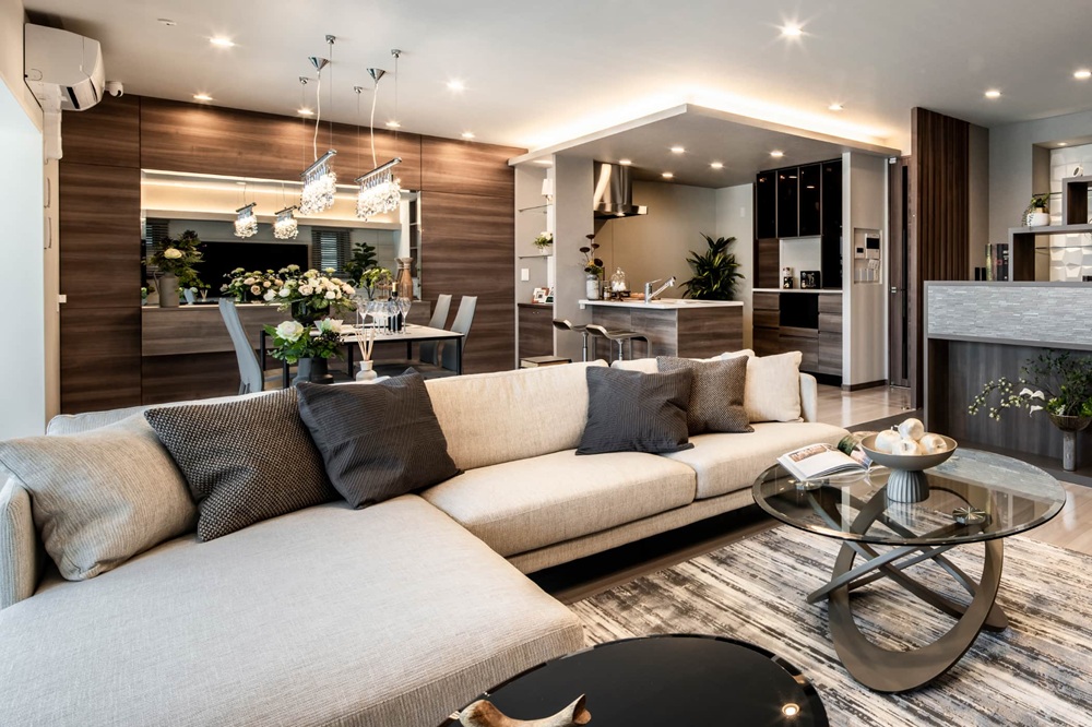Living Dining Kitchen