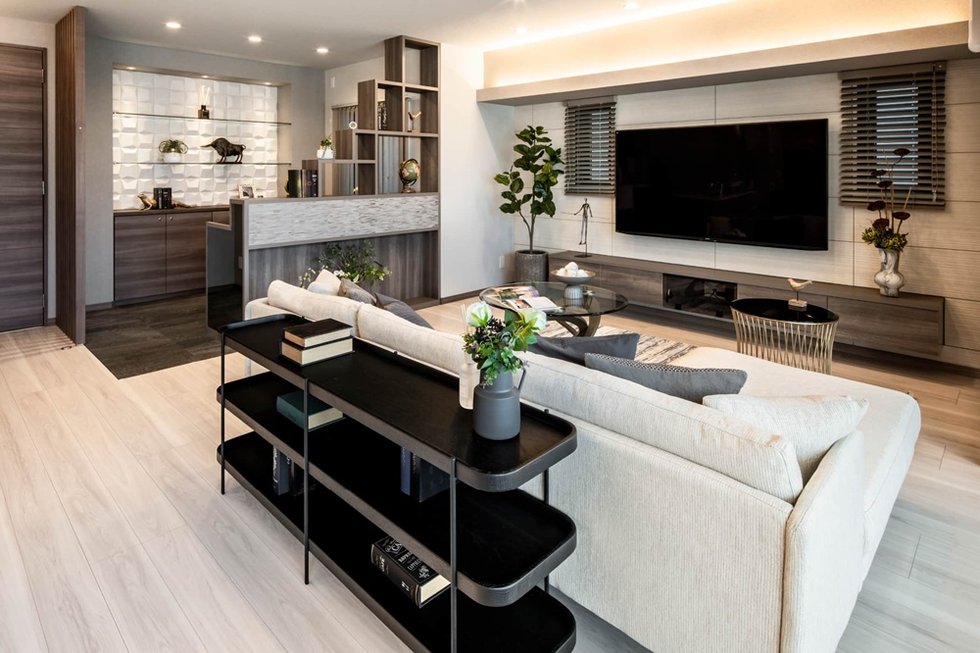 Living Dining Kitchen