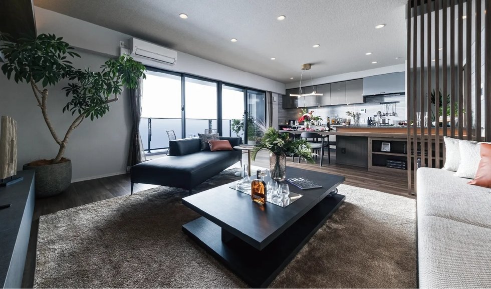 LIVING DINING KITCHEN