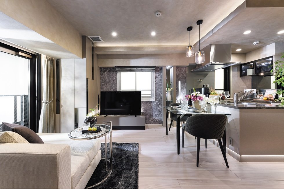 LIVING DINING KITCHEN