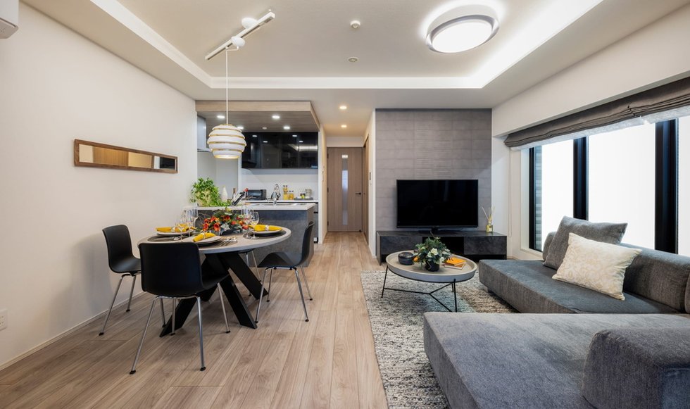 LIVING DINING KITCHEN