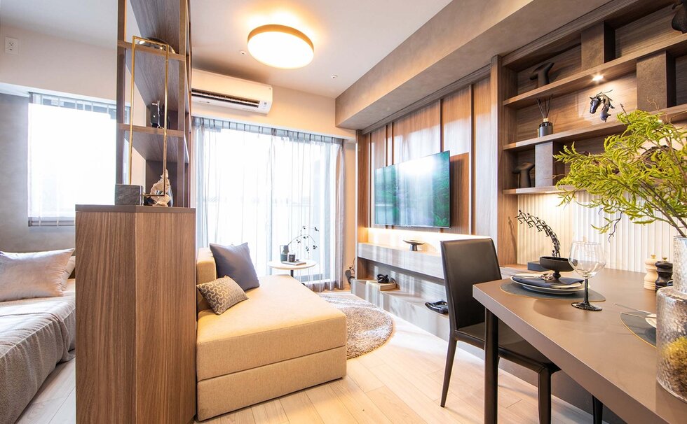 LIVING DINING／BED ROOM