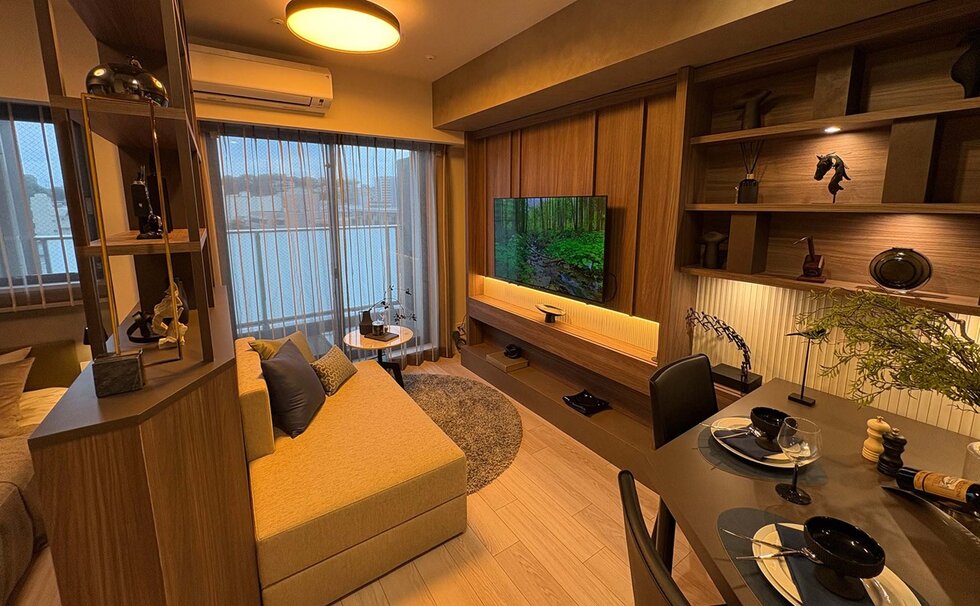 LIVING DINING／BED ROOM
