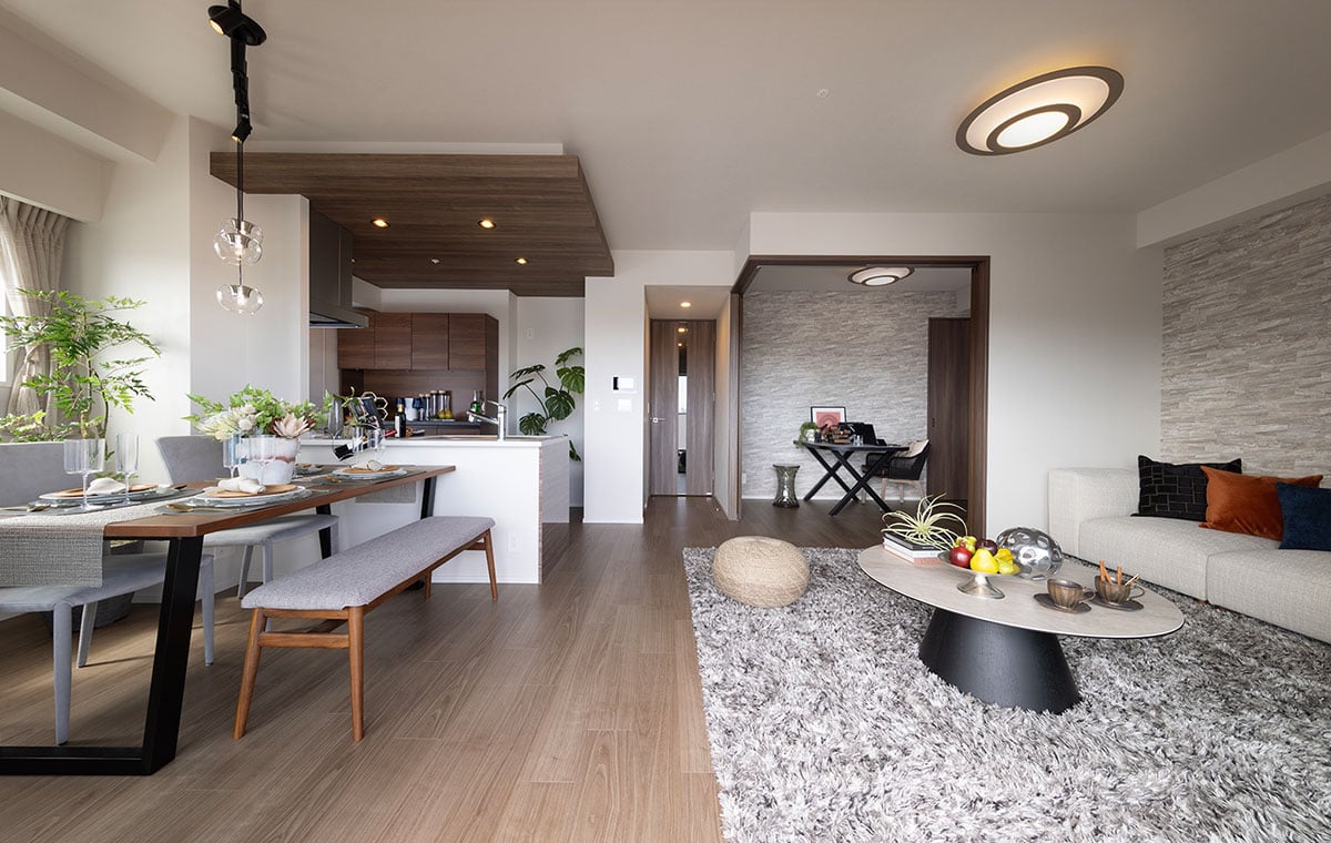 LIVING・DINING・KITCHEN（Bタイプ/12階）