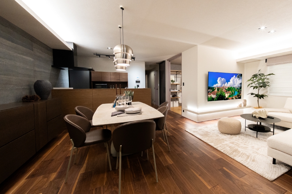 LIVING DINING KITCHEN