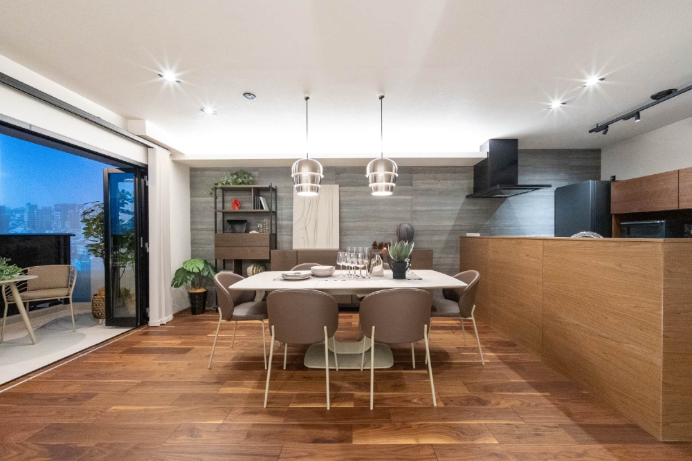 LIVING DINING KITCHEN