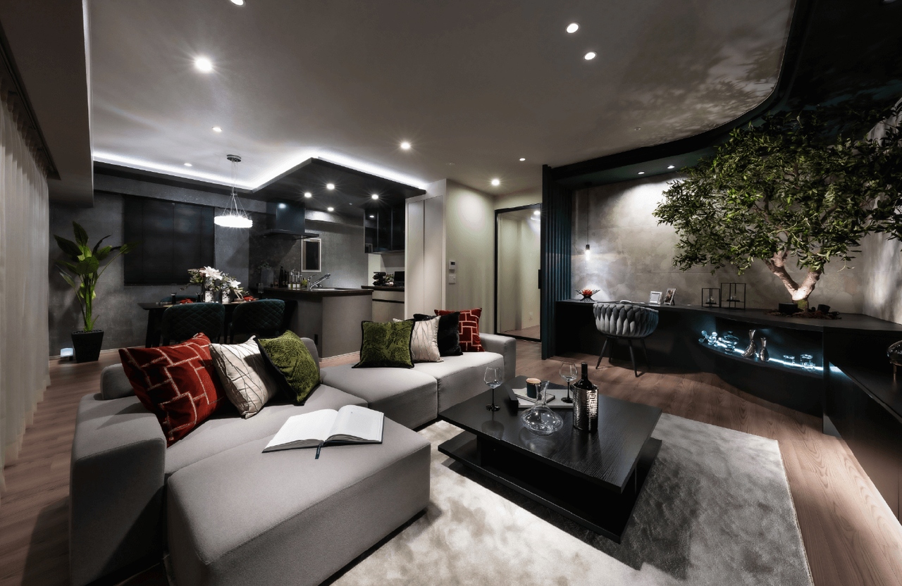 LIVING DINING KITCHEN