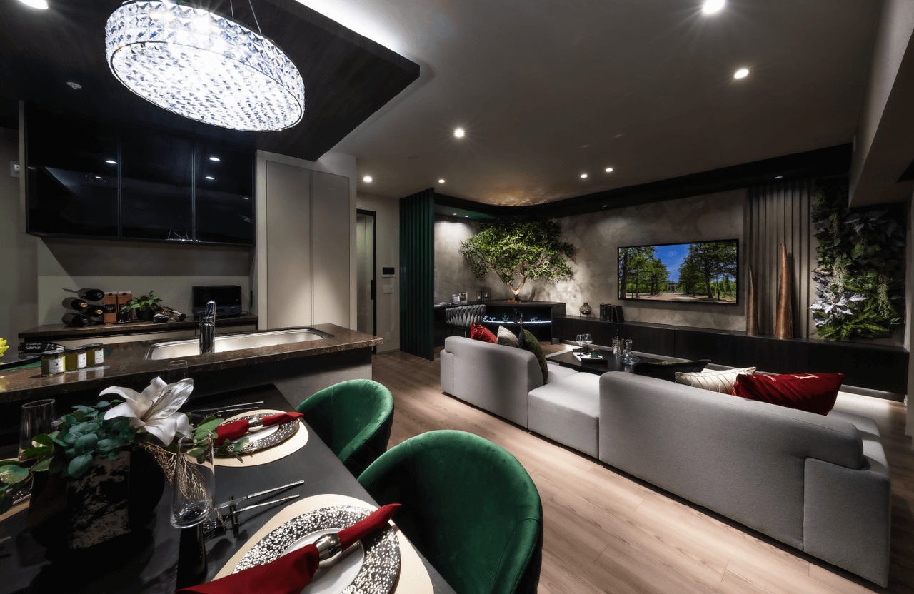 LIVING DINING KITCHEN