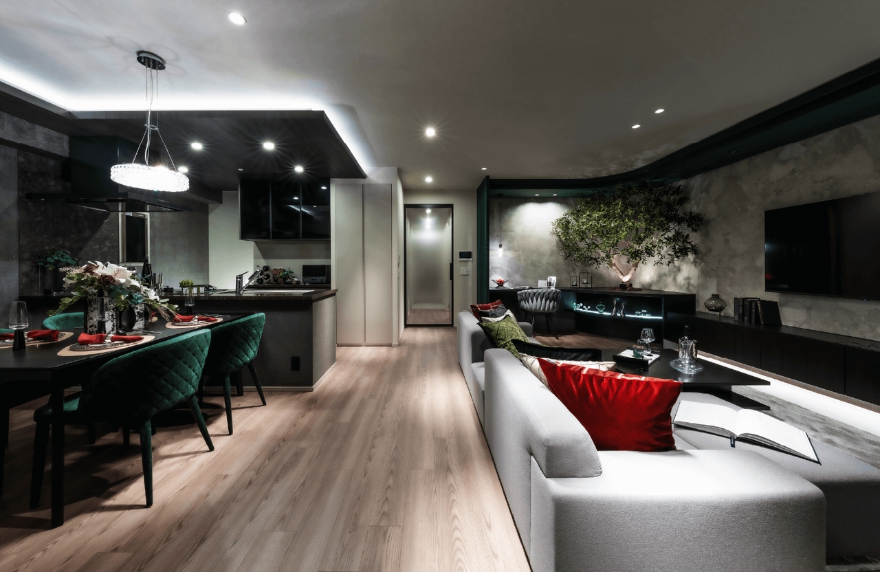 LIVING DINING KITCHEN