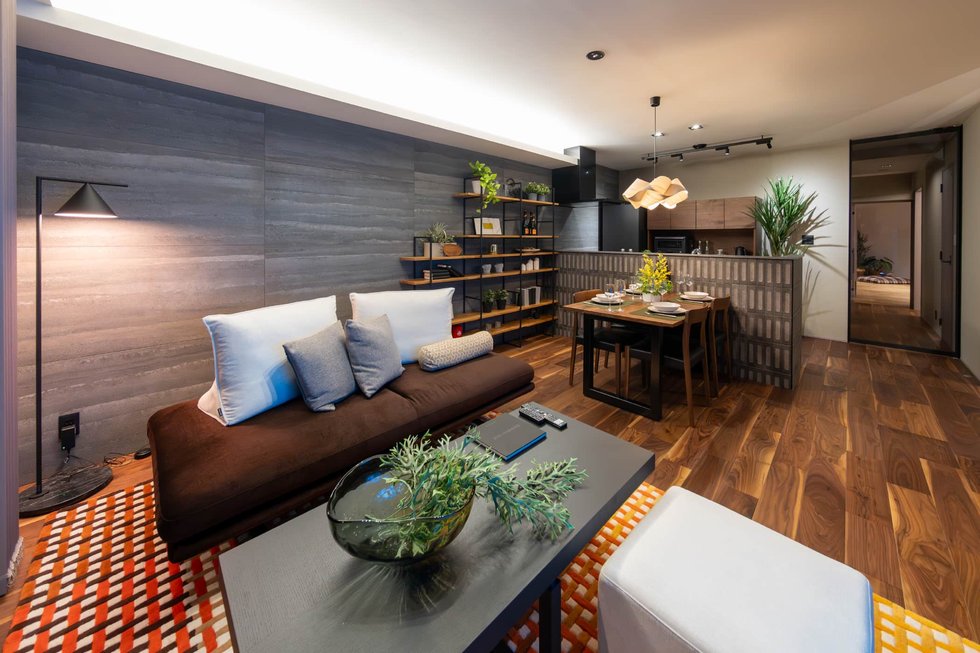 LIVING DINING KITCHEN