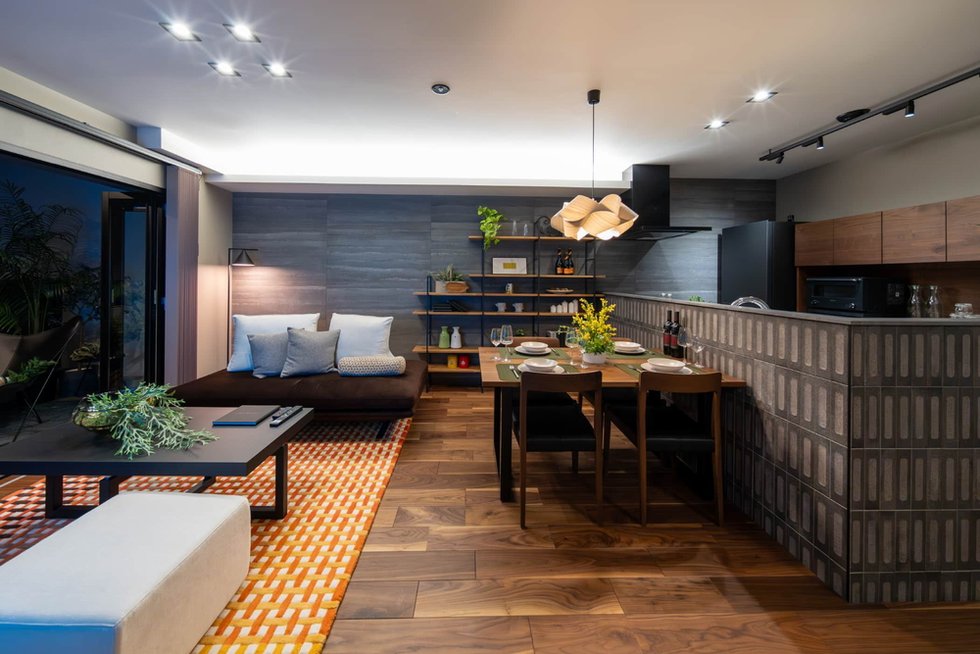 LIVING DINING KITCHEN