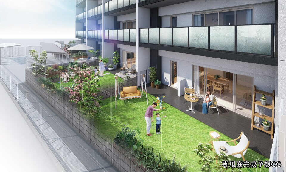 専用庭完成予想CG