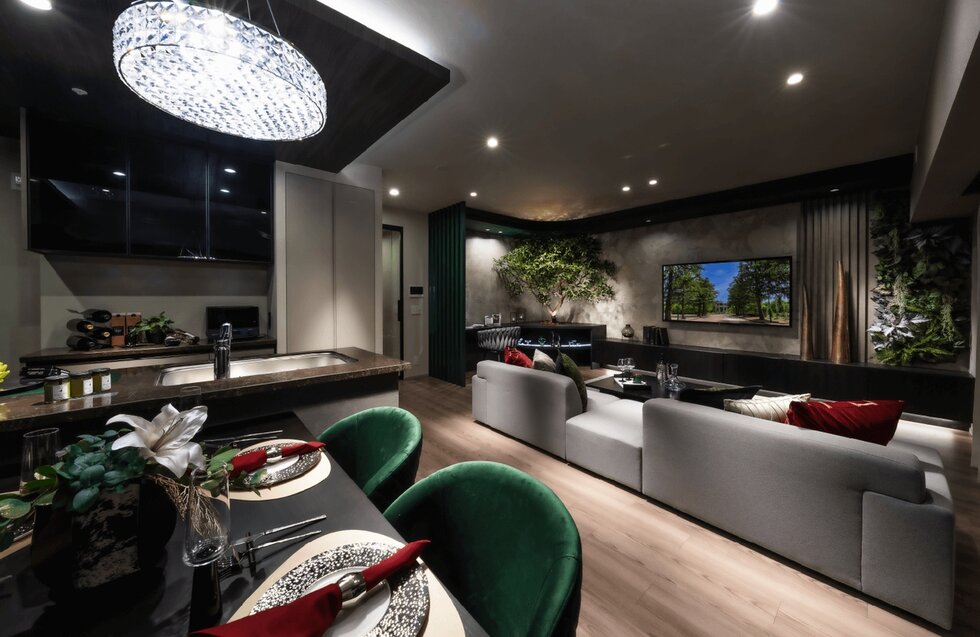 LIVING DINING KITCHEN