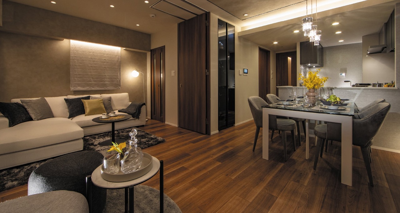 LIVING DINING & BEDROOM