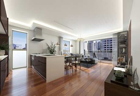 LIVING DINING KITCHEN