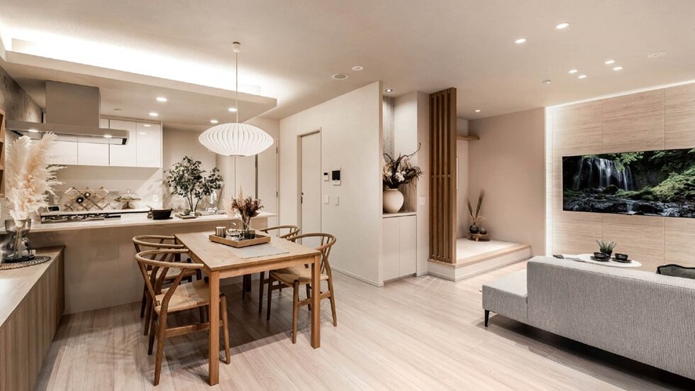 LIVING DINING KITCHEN