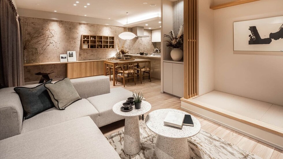 LIVING DINING KITCHEN