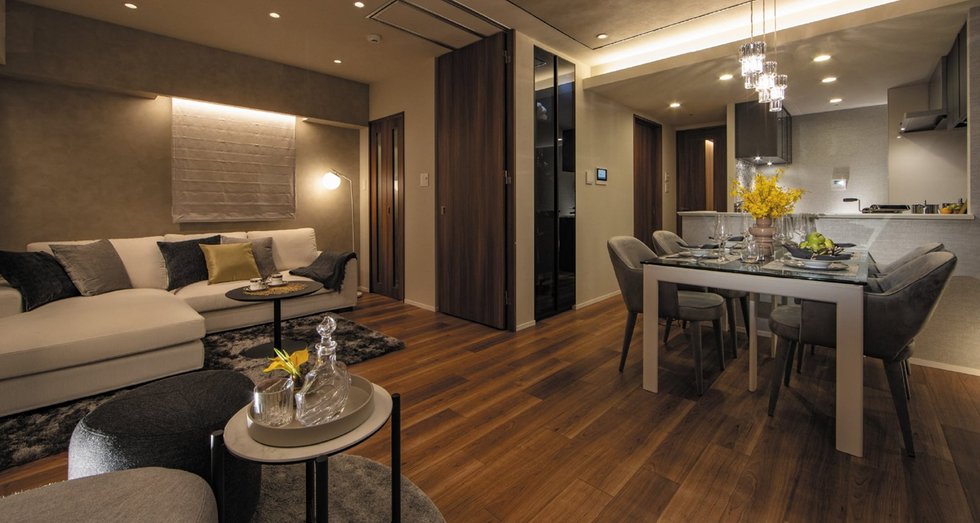 LIVING DINING & BEDROOM
