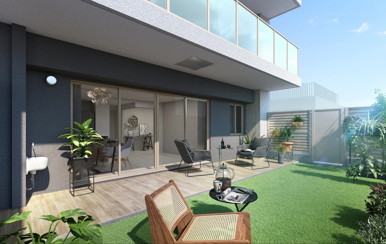 専用庭（Hgタイプ）完成予想図