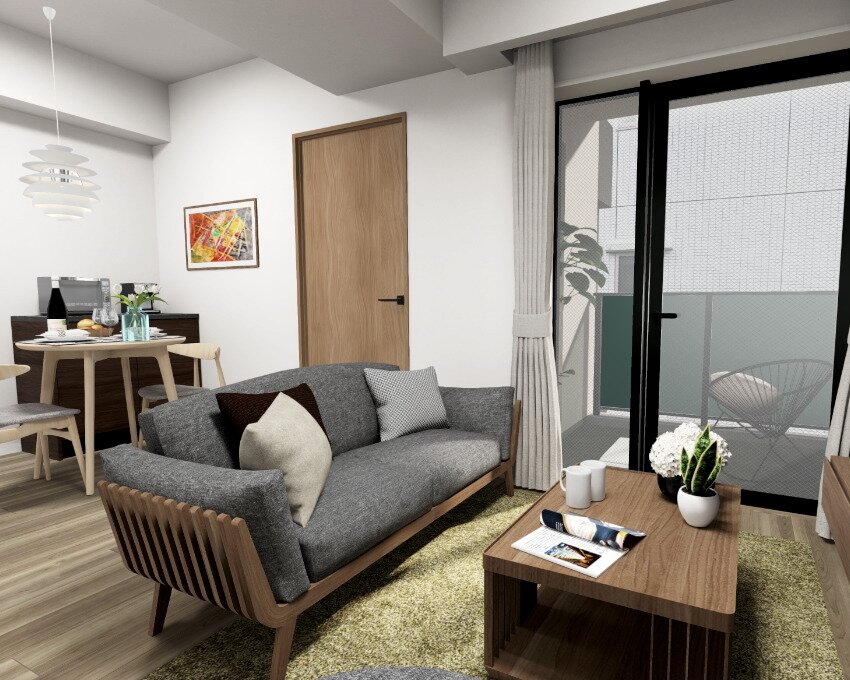 リビング・ダイニング完成予想CG（Aタイプ）