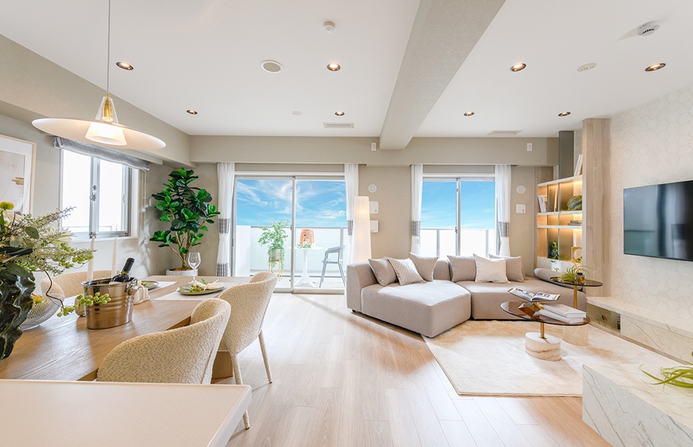 Living Dining Kitchen