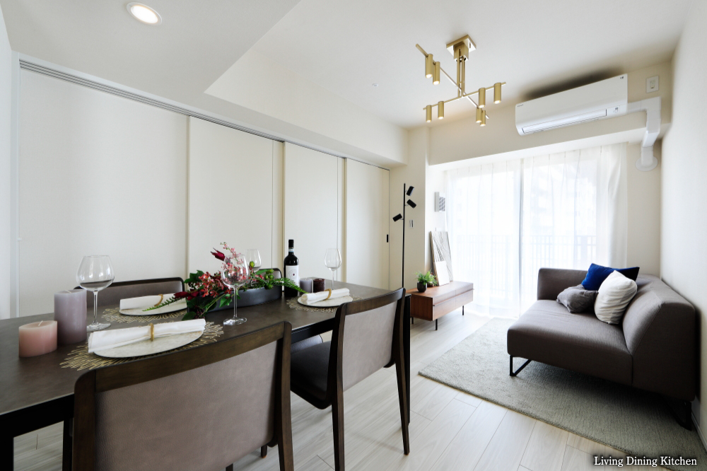 Living Dining Kitchen