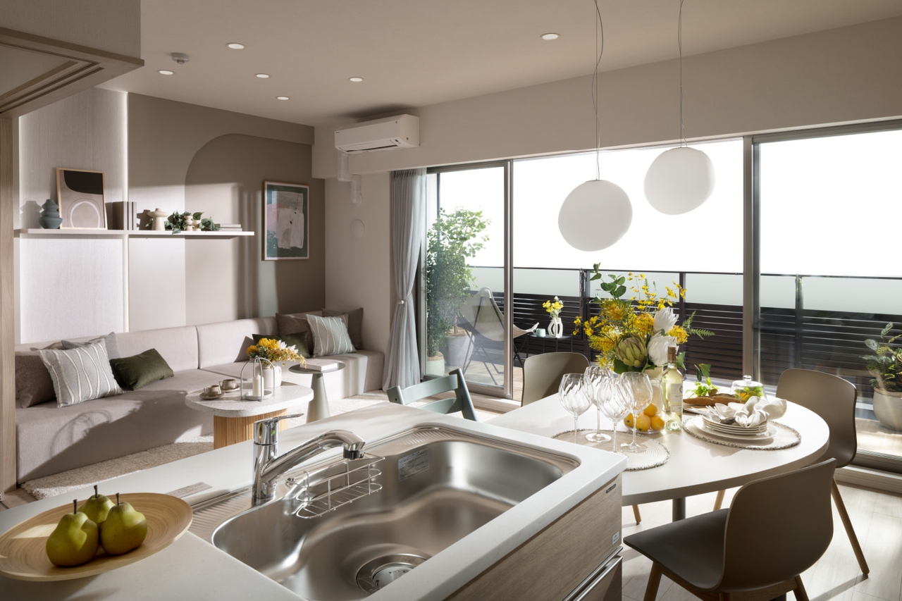 LIVING DINING KITCHEN