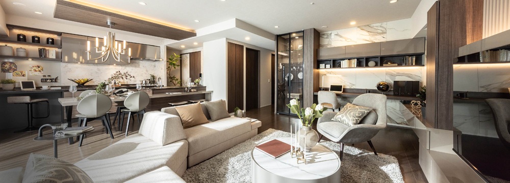 LIVING DINING KITCHEN