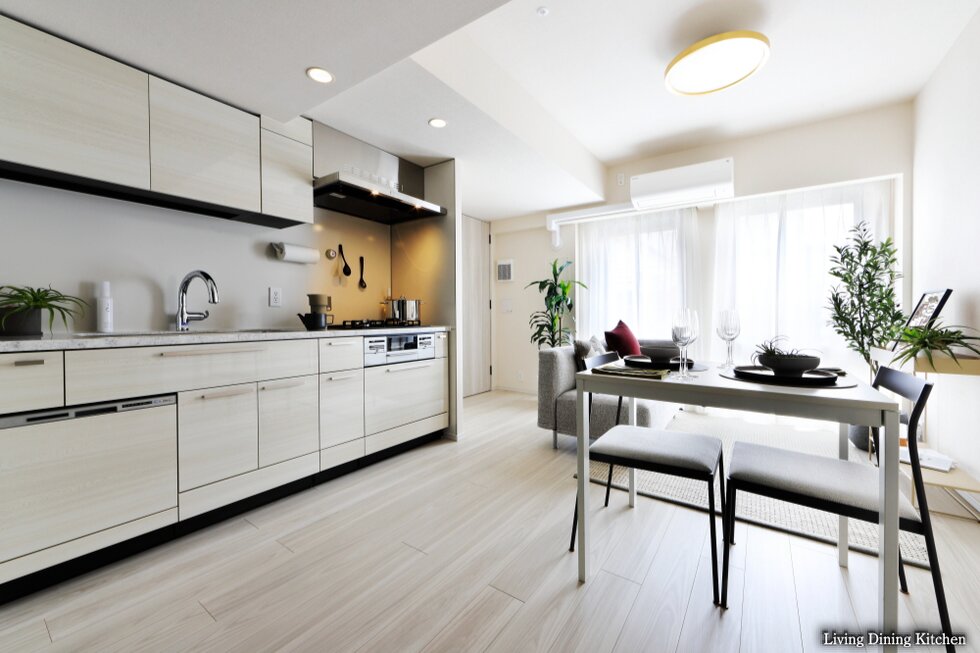 Living Dining Kitchen