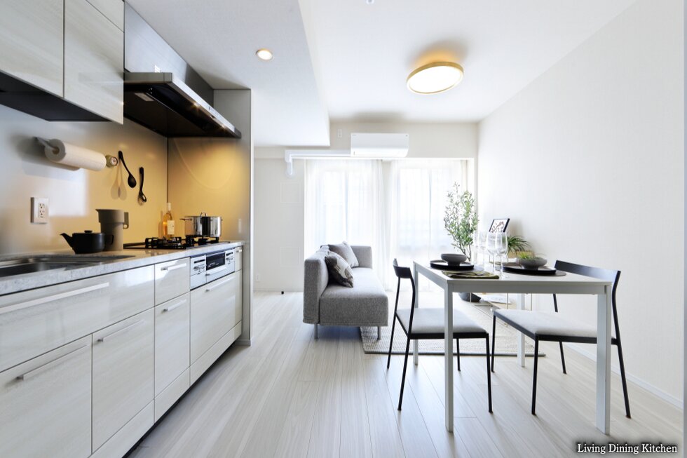 Living Dining Kitchen