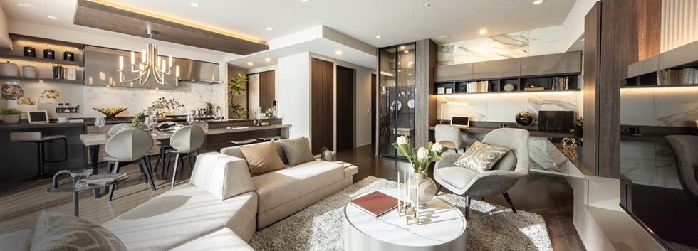LIVING DINING KITCHEN