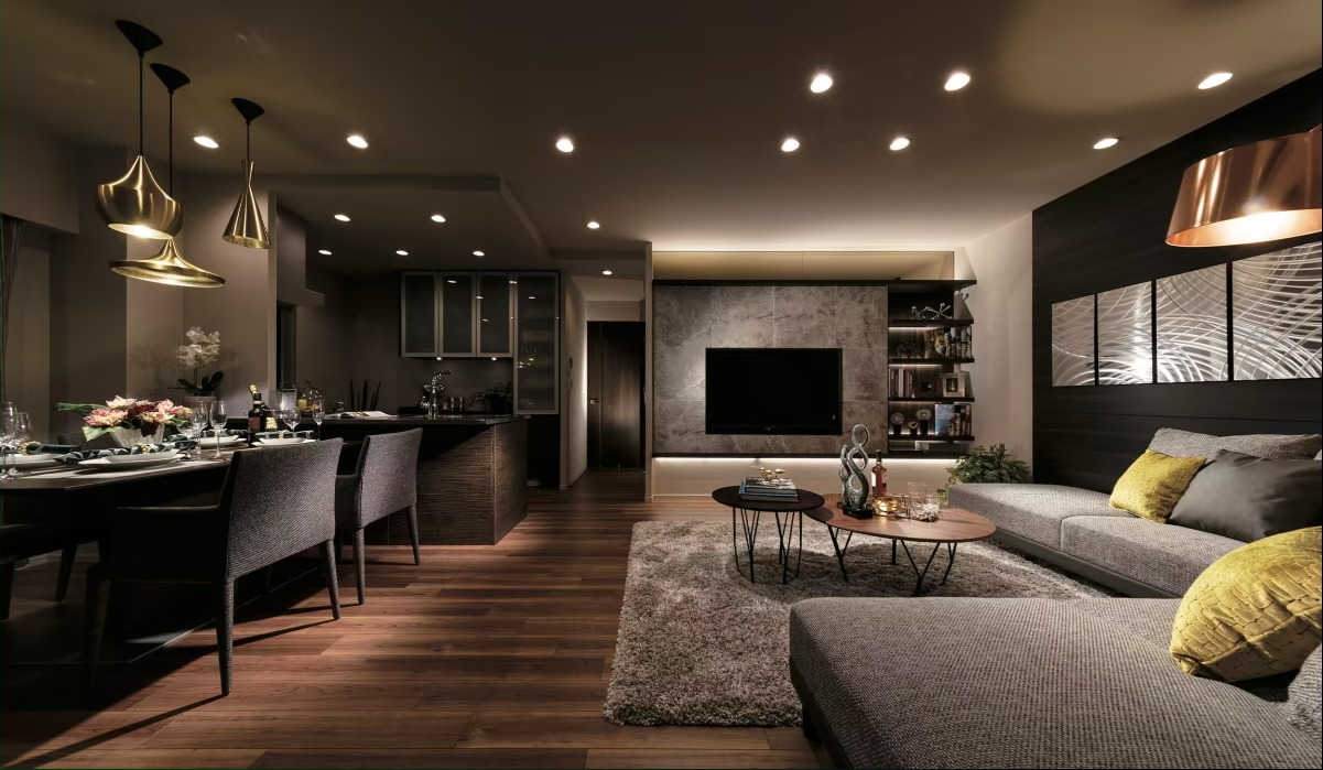 LIVING DINING KITCHEN