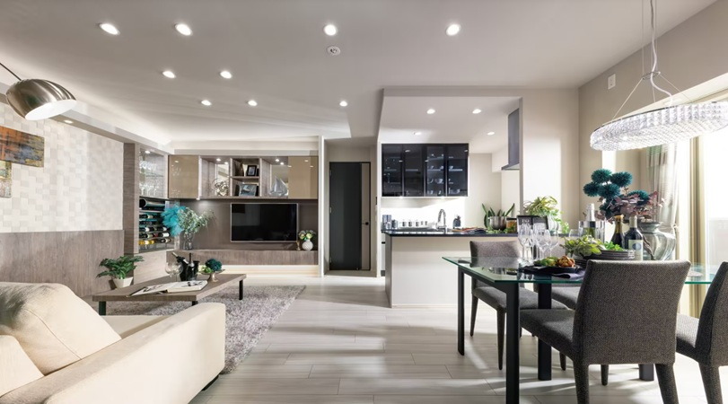 LIVING DINING KITCHEN
