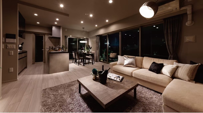 LIVING DINING KITCHEN