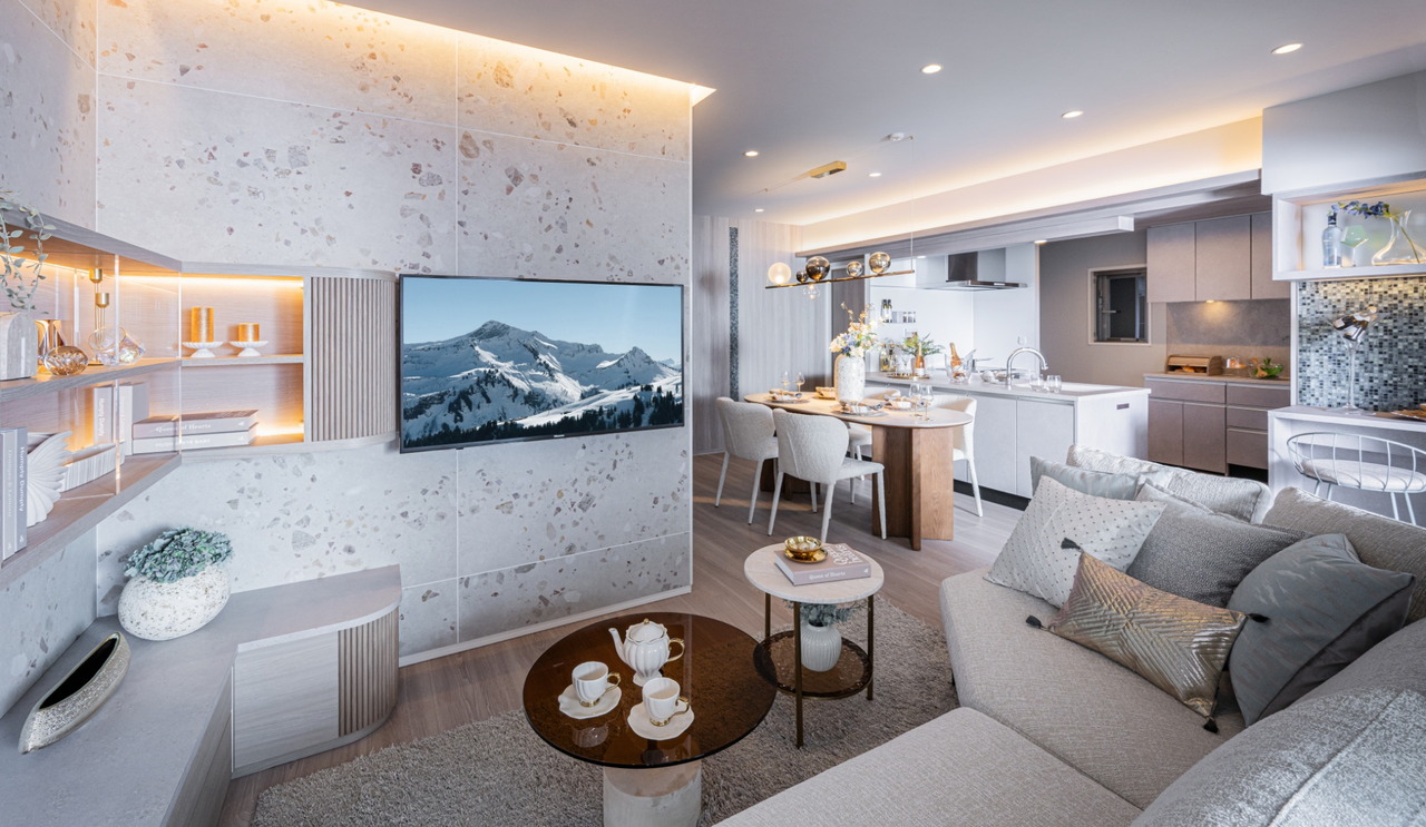 LIVING DINING KITCHEN