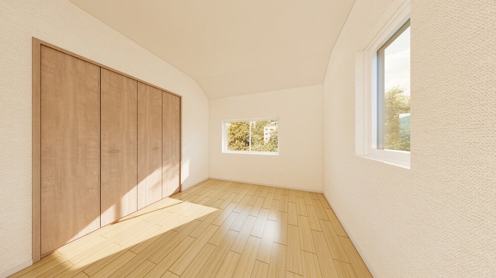 主寝室完成予想図（101号室/2F）