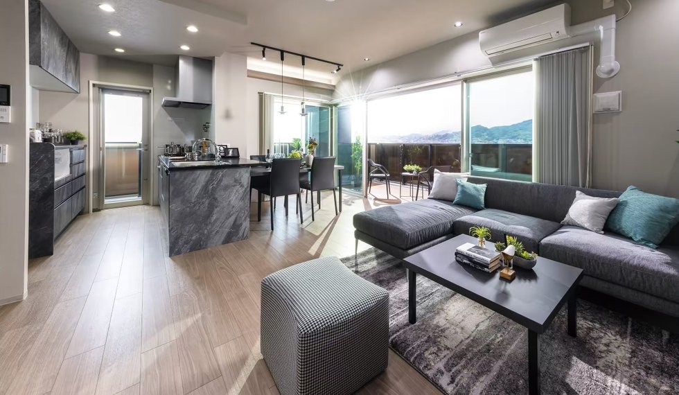 LIVING DINING KITCHEN