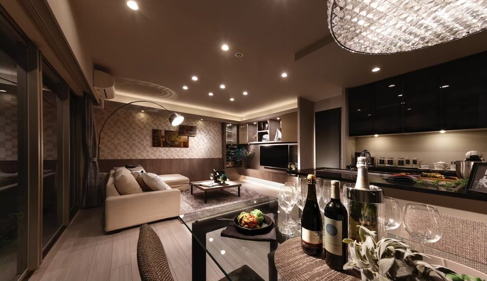 LIVING DINING KITCHEN