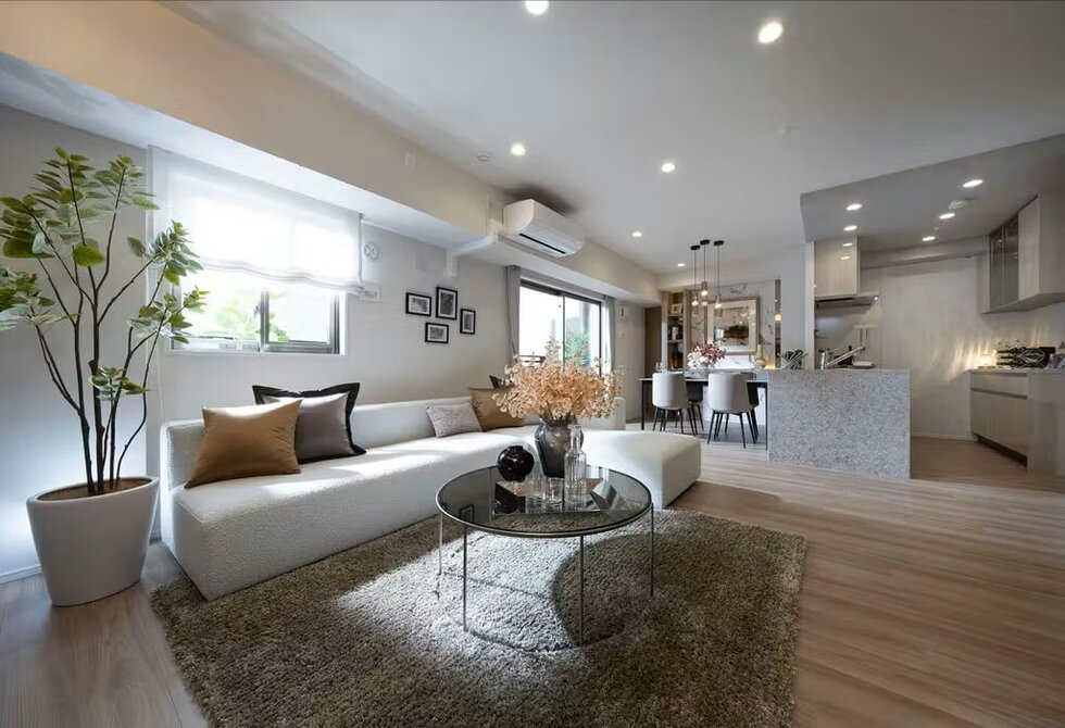 Living Dining Kitchen