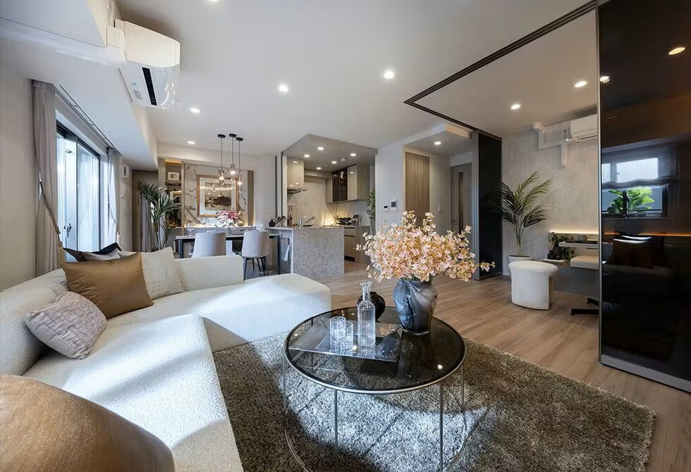 Living Dining Kitchen