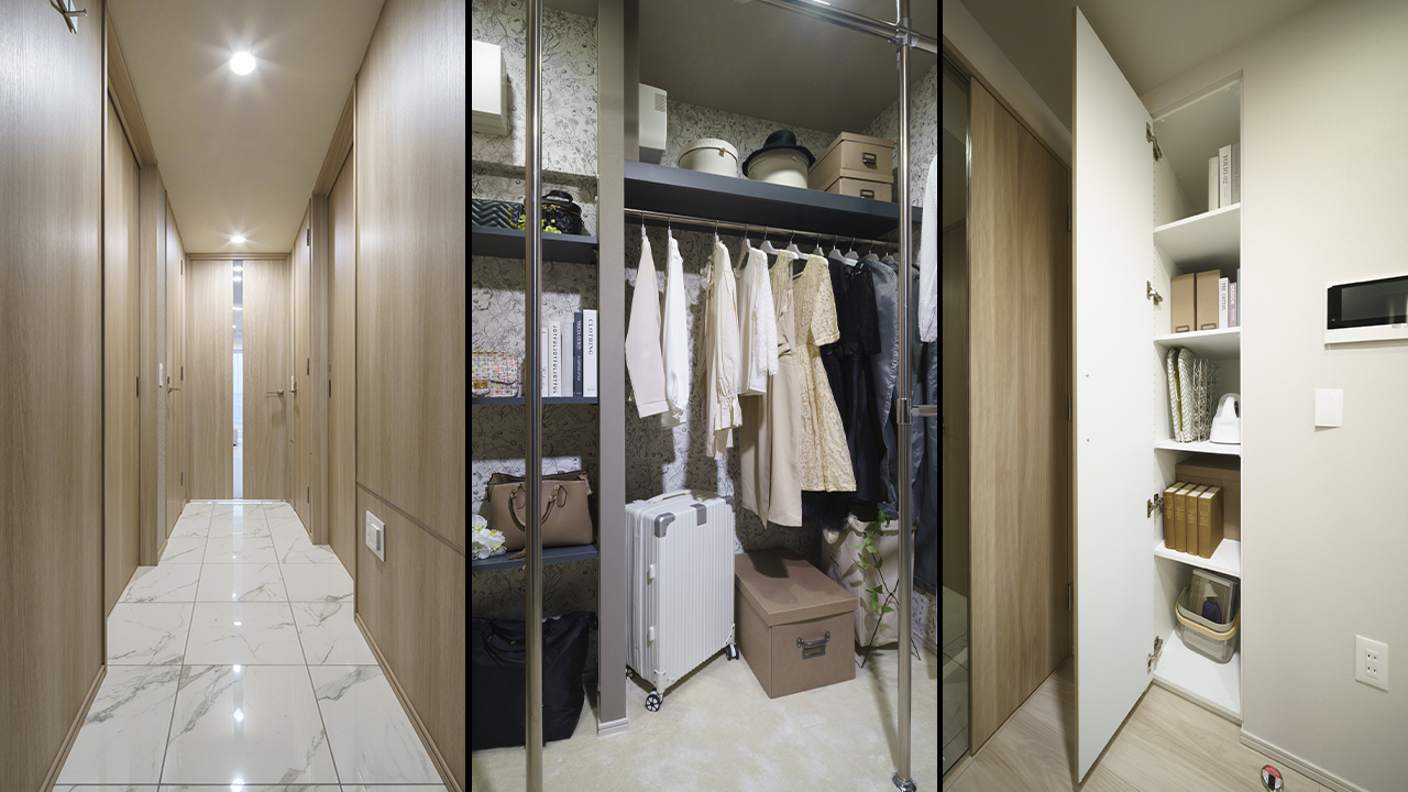 廊下・ビッグウォークインクロゼット・システム収納