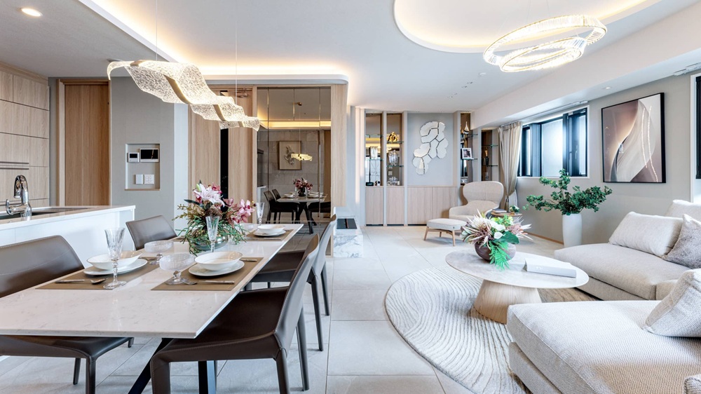 Living Dining Kitchen