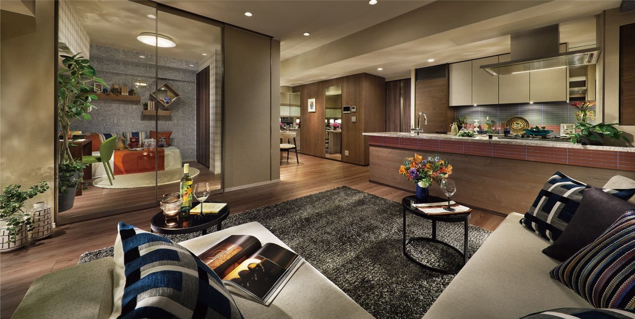 LIVING DINING KITCHEN