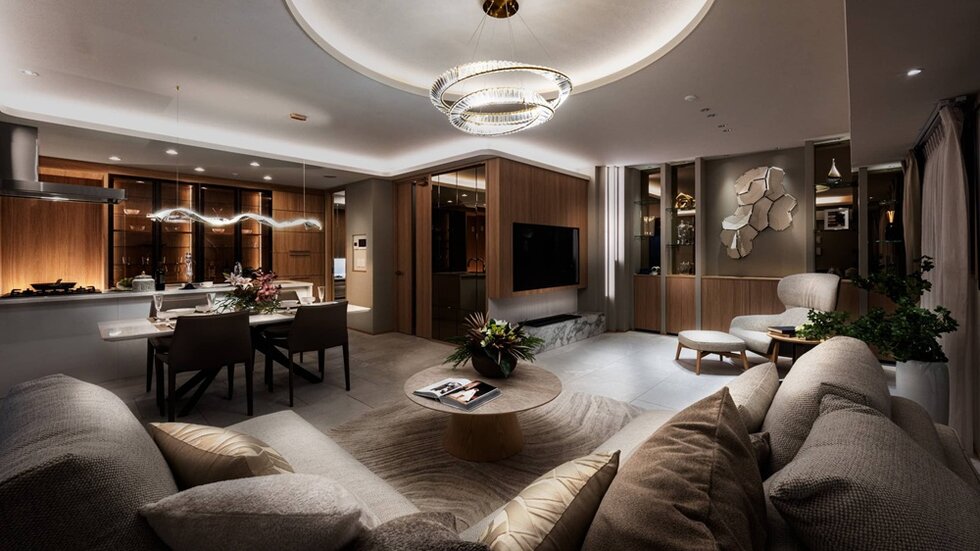 Living Dining Kitchen