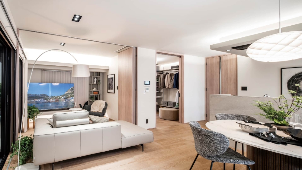 LIVING DINING KITCHEN