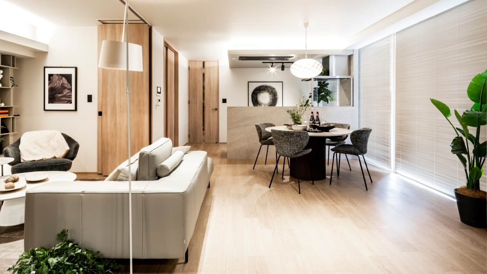 LIVING DINING KITCHEN